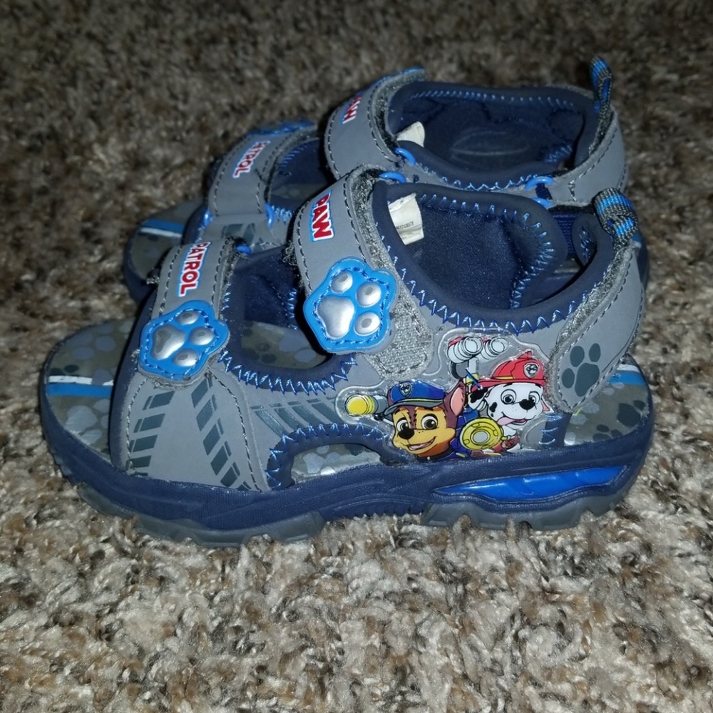 Used Paw Patrol Sandals